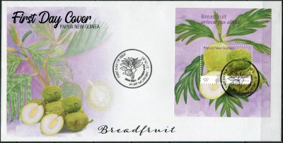 Папуа Новая Гвинея. 2020. Хлебное дерево (Artocarpus altilis) (Конверт Первого Дня. Mint)