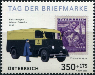 Австрия. 2023. День марки (Почтовая марка. MNH OG)