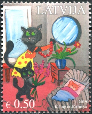Латвия. 2019. День матери (Почтовая марка. MNH OG)