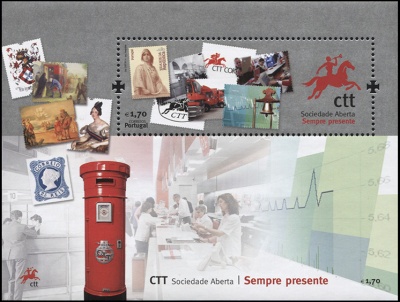 Португалия. 2014. CTT - Почта Португалии (Блок. MNH OG)