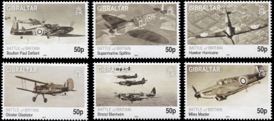 Гибралтар. 2010. 70-летие Битвы за Британию (Серия. MNH OG)