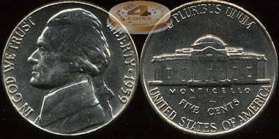 США. 5 центов. 1959 (Unc)