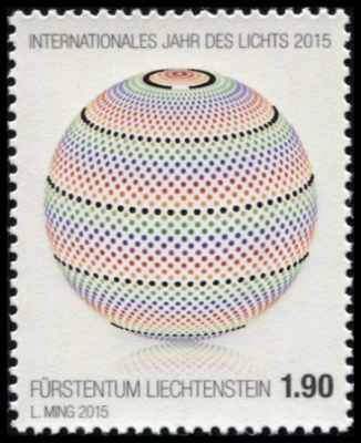 Лихтенштейн. 2015. Международный Год Света (Почтовая марка. MNH OG)