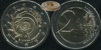 Греция. 2 евро. 2011 (Unc. Биметалл)