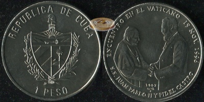 Куба. 1 песо. 1997 (Unc)