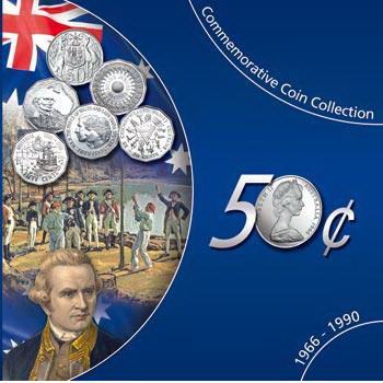 Австралия. 1966-1990 50c Coin Collection (6 монет)