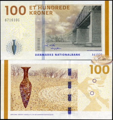 Дания. 100 крон (Unc) 2010