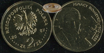 Польша. 2 злотых. 2007 (Unc)