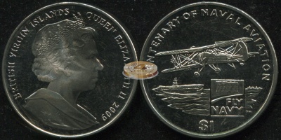 Британские Виргинские о-ва. 1 доллар. 2009 (Unc)