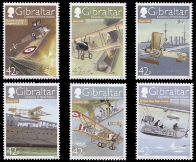Гибралтар. 2009. 100 лет Морской Военной авиации (Серия. MNH OG)
