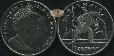 Остров Мэн. 1 крона. 2012 (Unc)