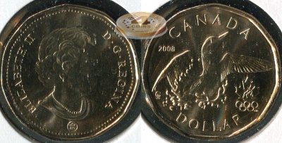 Канада. 1 доллар. 2008 (Unc)