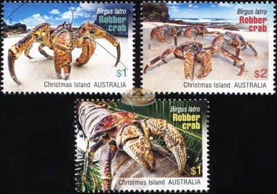 Остров Рождества. 2016. Краб Пальмовый вор (Серия. MNH OG)