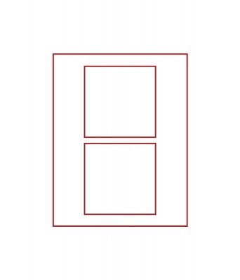 Бокс увеличенной высоты d-box. 2 ячейки (Lindner)