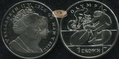 Остров Мэн. 1 крона. 2012 (Unc)