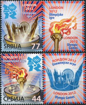 Сербия. 2012. XXX Олимпийские игры. Лондон 2012 (Серия. MNH OG)