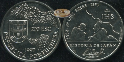Португалия. 200 эскудо. 1997 (Unc)