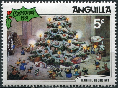 Ангилья. 1981. Рождество 1981 (Почтовая марка. MNH OG)