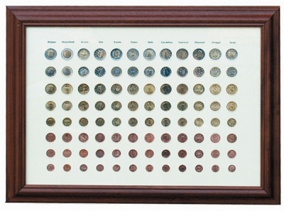 Деревянная витрина для коллекции наборов монет Евро (MasterPhil)