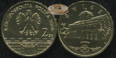 Польша. 2 злотых. 2008 (Unc) Лович