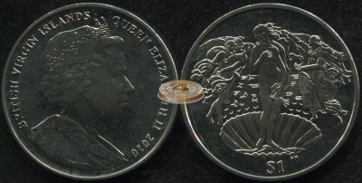 Британские Виргинские о-ва. 1 доллар. 2010 (Unc)