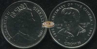 Гибралтар. 1 крона. 1996 (Unc)