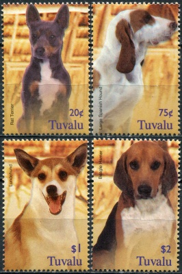 Тувалу. 2005. Собаки (Серия. MNH OG)
