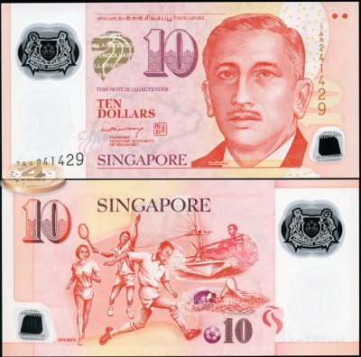 Сингапур. 10 долларов (Unc) 2005