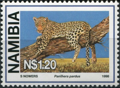 Намибия. 1998. Леопард (Почтовая марка. MNH OG)
