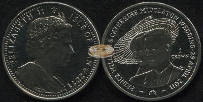Остров Мэн. 1 крона. 2011 (Unc)