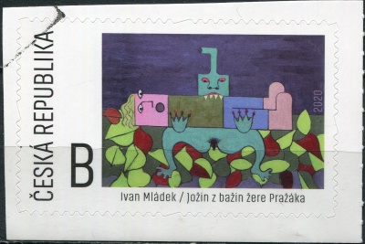 Чехия. 2020. 50 лет группе Ивана Младека "Banjo Band" (Почтовая марка. MNH OG)
