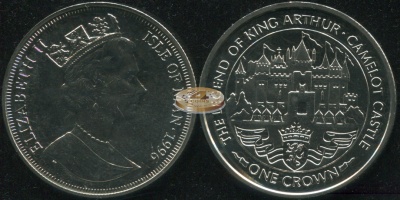 Остров Мэн. 1 крона. 1996 (Unc)