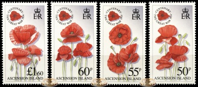 Остров Вознесения. 2014. 100 лет с начала Первой мировой войны (Серия. MNH OG)