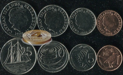 Каймановы острова. Набор №3 (4 монеты) 2008