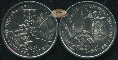 Португалия. 200 эскудо. 1998 (Unc)