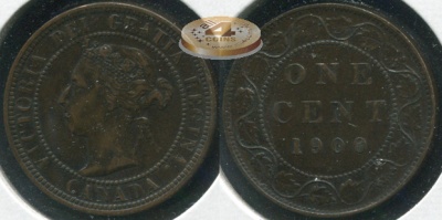 Канада. 1 цент. 1900 (XF+)