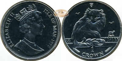 Остров Мэн. 1 крона. 1995 (Unc)