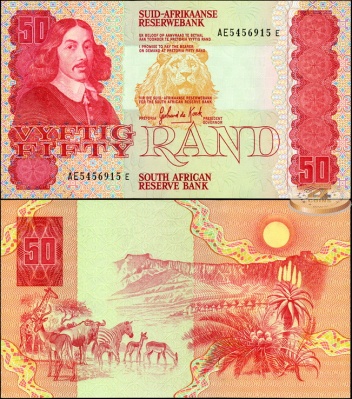 ЮАР. 50 рандов (Unc) 1984