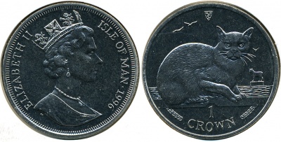 Остров Мэн. 1 крона. 1996 (Unc)