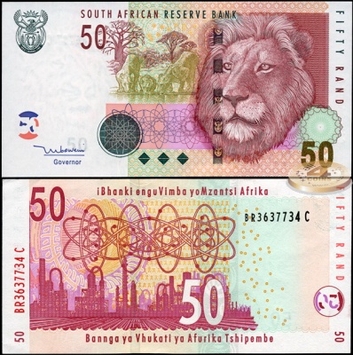 ЮАР. 50 рандов (Unc) 2005