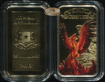 Сомали. 25 шиллингов. 2013 (Proof. Позолота. Эмаль)