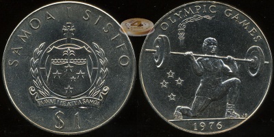 Самоа. 1 тала. 1976 (Unc)