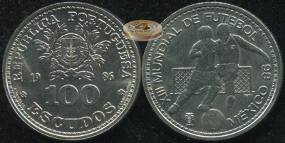 Португалия. 100 эскудо. 1986 (Unc)