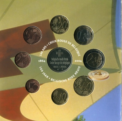 Бельгия. Официальный набор евро. 2004
