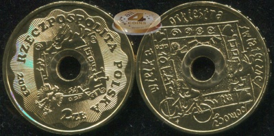 Польша. 2 злотых. 2003 (Unc)