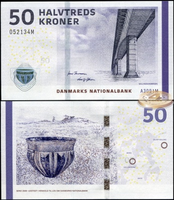Дания. 50 крон (Unc) 2009