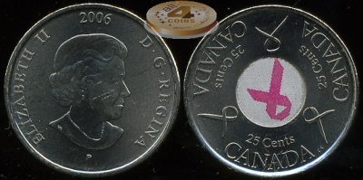 Канада. 25 центов. 2006 (Unc)