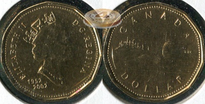 Канада. 1 доллар. 2002 (Unc)