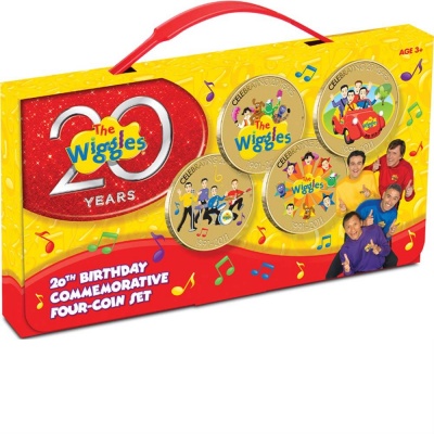 Австралия. Набор "20 Years of Wiggles" (4 монеты) 2011