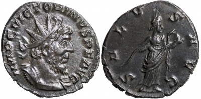 Римская империя. Викторин. Антониниан. aUnc биллон. 269-271 Колония Агриппина